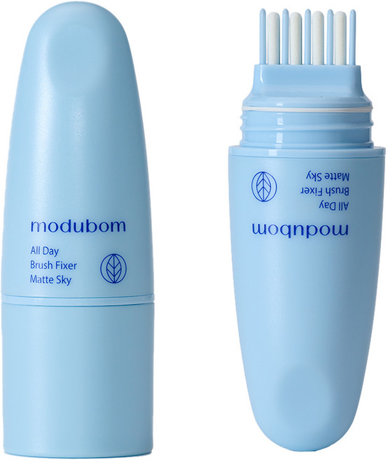 모두봄 올데이 브러시 헤어픽서 앞머리 고정 픽서 저자극 매트 스카이, 7ml, 1개