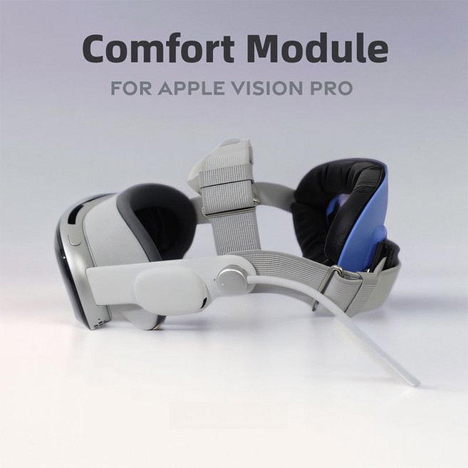 비전프로 헤드밴드 헤드 쿠션 스트랩 조절식 VR 악세사리 VisionPro 헤드셋, 2. 블루, 1개