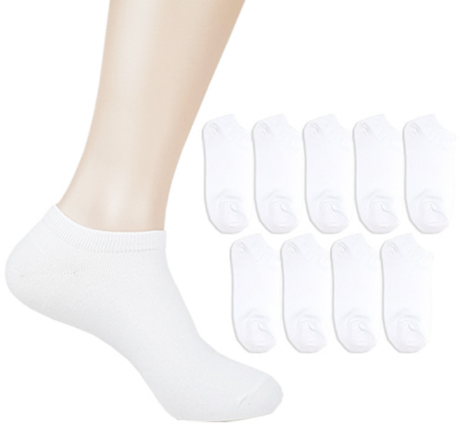 더베이직 남성용 프리미엄 스니커즈 발목 양말 10켤레