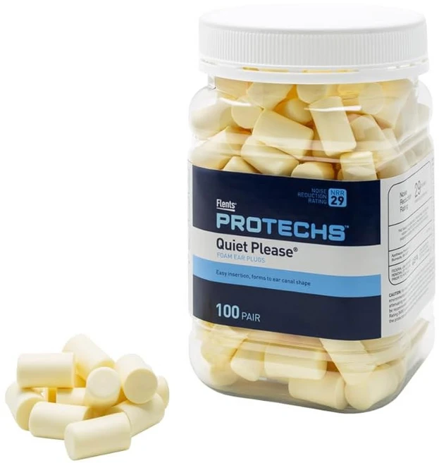 Flents 이어 플러그 100페어 수면 코골이 시끄러운 소음 여행 콘서트 건설 및 공부용 NRR 29 150373, 100 Pair - 쿠팡