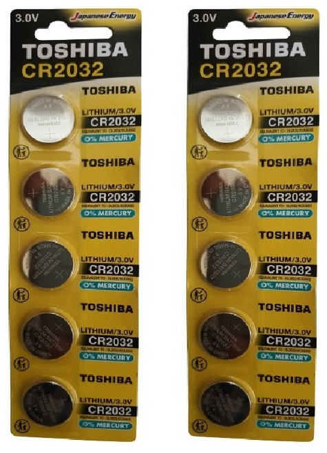 도시바 CR2032 리튬건전지 5개입 X 2팩, 2개