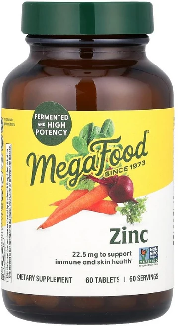 메가푸드 아연 60정, 1개 - 쿠팡