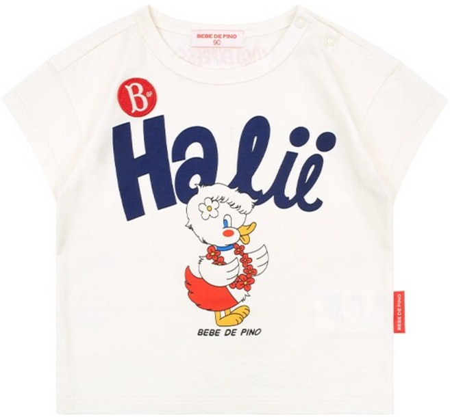 [매장정품] 베베드피노 반팔 티셔츠 아동용 헬로우 캐릭터 숏 슬리브