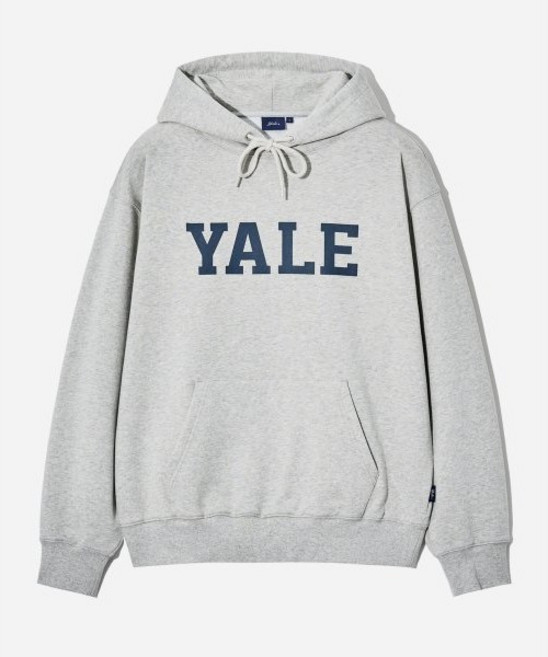 예일 후드티 YALE JERSEY LOGO HOODIE GRAY