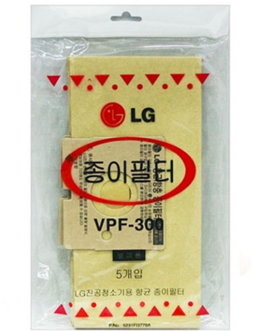LG전자 V-352H 청소기 먼지필터/봉투 (5매), LG전자 V-352H 청소기 먼지필터 봉투 5매 당일배