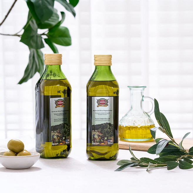 바예호 엑스트라버진 올리브오일 피쿠알 폴리페놀 스페인 냉압착 오일, 1개, 500ml