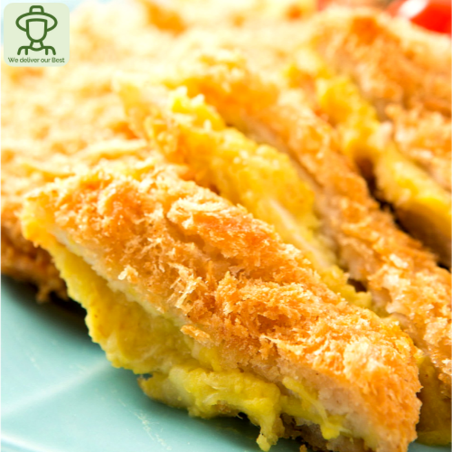 [GMD]송경수 쉐프 에어프라이어 국내산 돼지고기 수제 고구마 치즈 돈까스 소스 밀키트, 3개, 150g