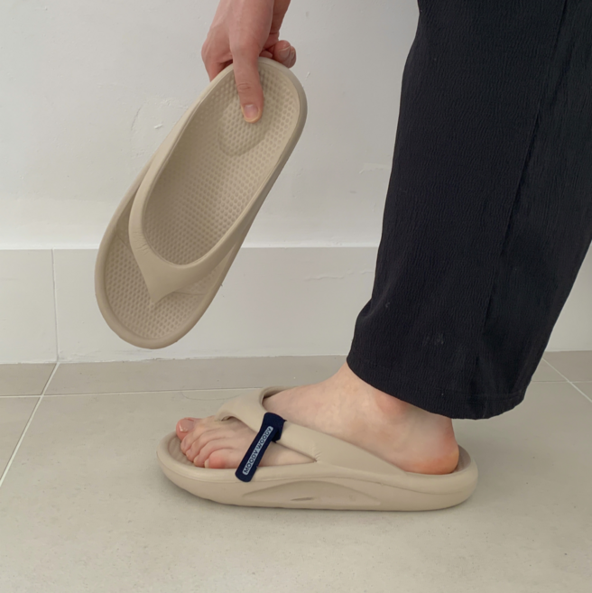 소랜디 발편한 EVA 커플 쪼리 여성 남성 플립플랍 쿠션 슬리퍼