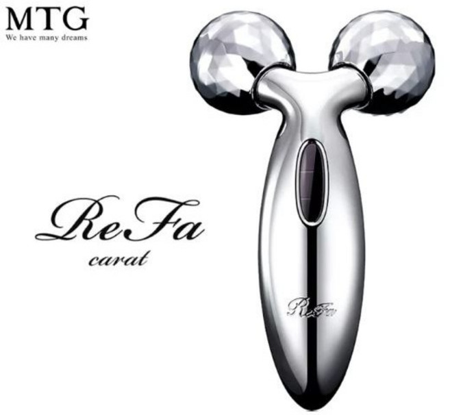 MTG 리파캐럿 피부 리프팅 롤러 마시지기 PEC-L1706, 1개, 화이트