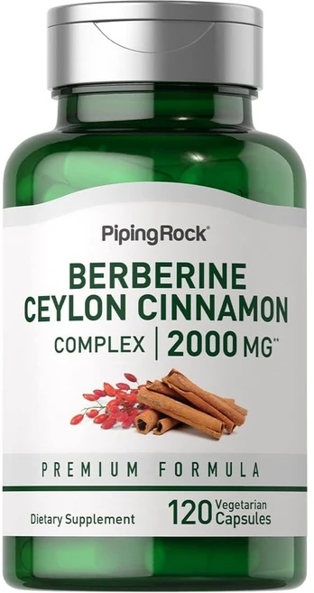 베르베린 실론 계피 10배 추출 2000mg 120캡슐 4개월 고함량 고용량 Ceylon, 120정, 1개 - 쿠팡