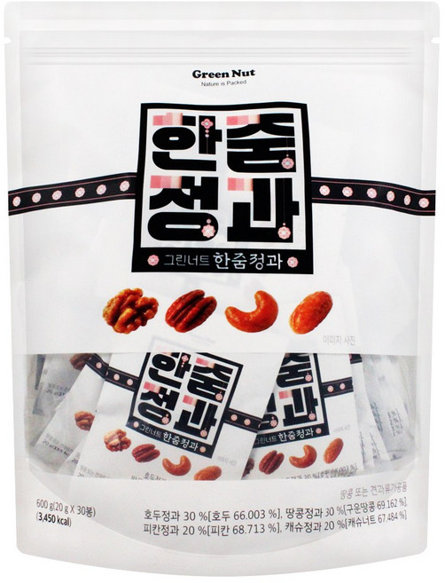 [코스트코] 그린너트 한줌정과, 30개, 20g