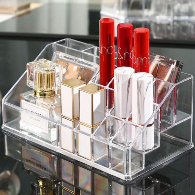 모아빛 브러쉬 립스틱 정리함, 투명, 1개