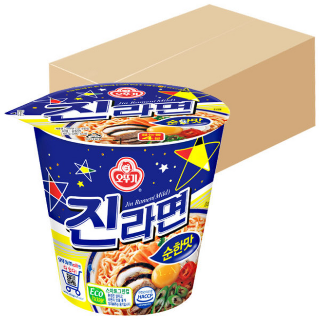 오뚜기 진라면 순한맛 소컵 / 컵라면