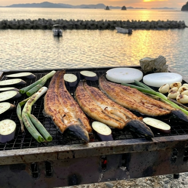 [재구매폭주] 즉시손질 국내산 바다장어 소스2종, 1개, 1kg(손질 후 600g내외)