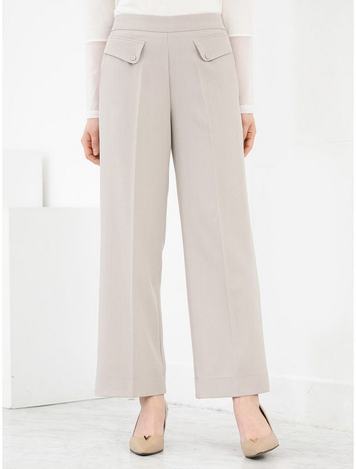 모슬린 엄마옷 스판 정장 통 팬츠 MQG125826 마담 미시 중년여성 빅사이즈 할머니옷 50대 60대 70대