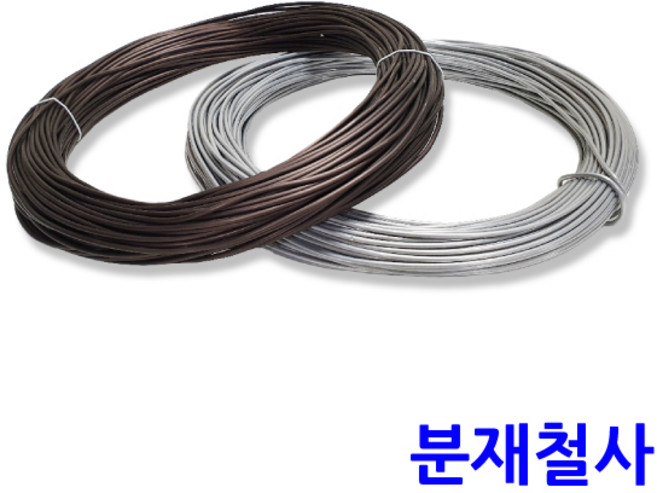 분재철사 500g (은색) / 와이어공예 분재 원예 부자재, 은색5mm, 1개