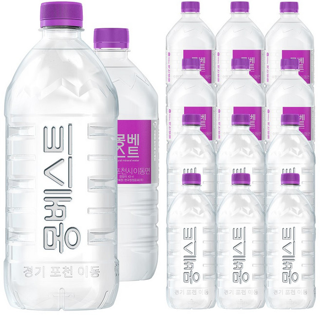 몽베스트 생수, 1L, 36개