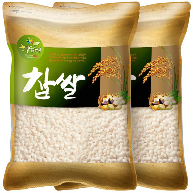 현대농산 국산 찹쌀 2kg, 2개