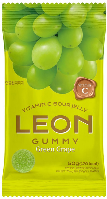 레옹 사우어 비타민C 청포도 젤리 50g, 1개