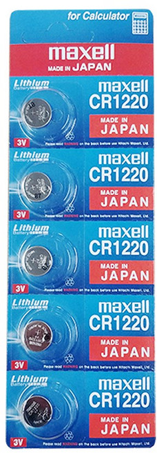 맥셀 CR1220 3V 리튬 건전지 카드 5개입, 1개