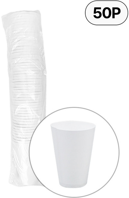 이지앤 일회용 생수컵50P 종이컵 정수기컵 물컵 일회용컵 한모금컵