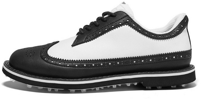 SSV高爾夫 新款高爾夫球鞋 白色皮鞋 男軟底休閒商務皮鞋