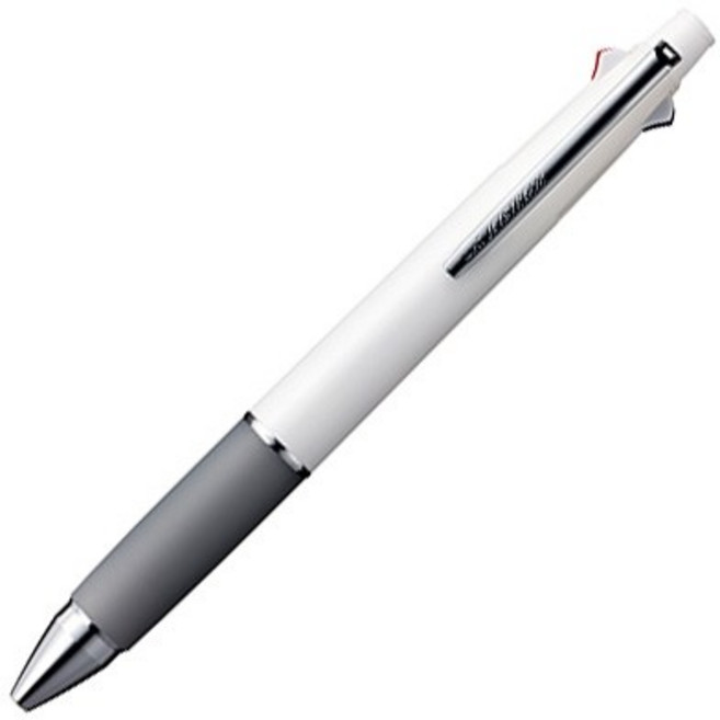 제트스트림 4색볼펜+샤프(MSXE5-1000/0.7mm), 1개, 화이트바디