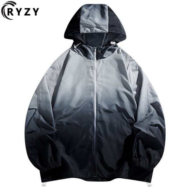 RYZY 漸變色連帽防曬外套