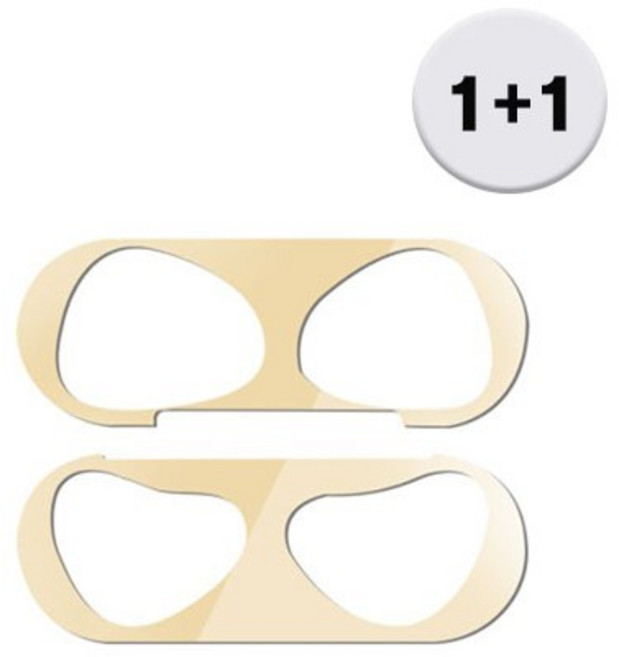 2021년 신형 에어팟 3세대 철가루 방지 스티커 1매 + 1매, 골드