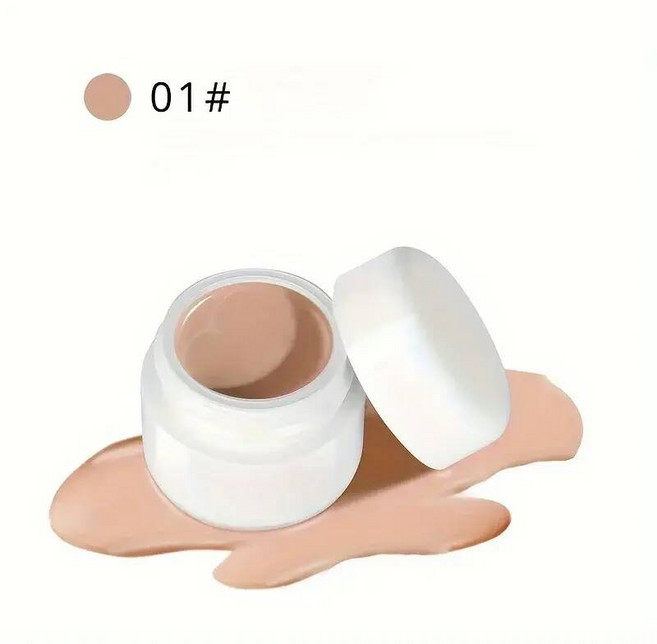 오래 지속되는 방수 바디 컨실러 흉터 커버 업 다크 스팟 주근깨 크림 문신 메이크업 3 가지 색상256763, [01] 01, 1개