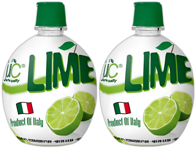 이딸리아몽 5배농축 라임주스 라임즙 이탈리아생산 라임농축액, 2개, 200ml