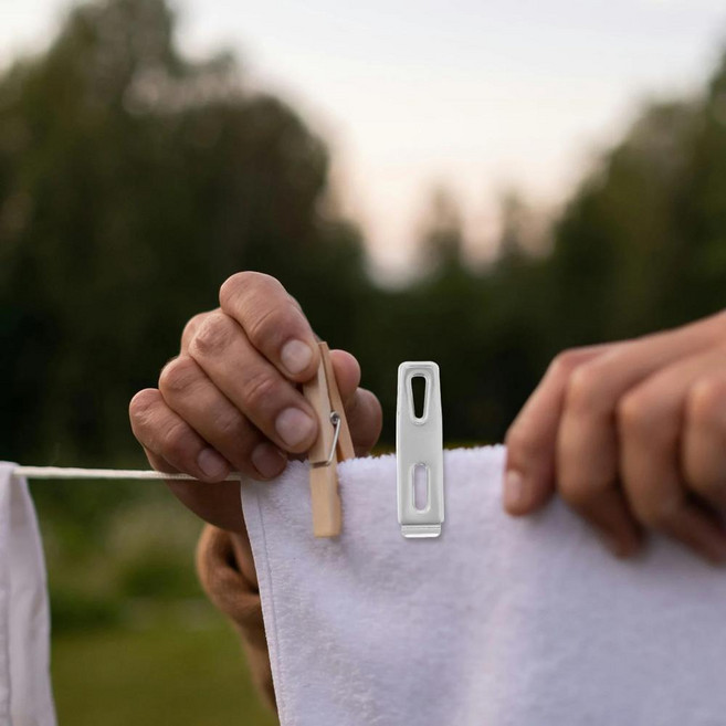 옷 건조 클립 강력 방풍 옷핀 세탁물 이불 양말 여행용 걸이용, 1개, 선택: 기본