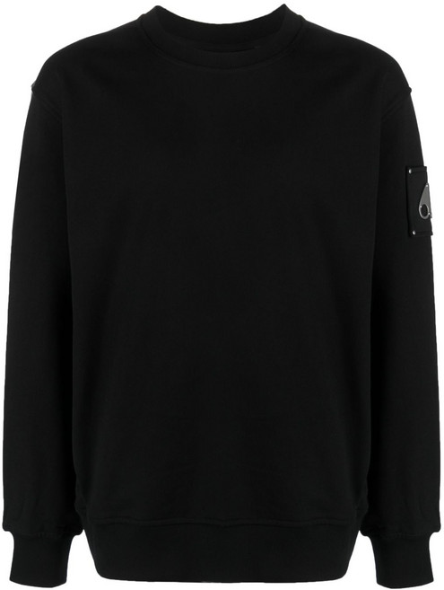 무스너클 브루클린 로고 장식 코튼 스웨트셔츠