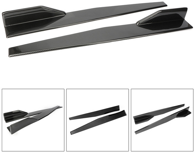 발통마켓 일체형 사이드립 립댐 컵윙 카나드윙 에어댐 바디킷 전차종, 860사이드윙(카본전사)