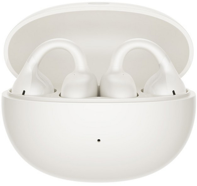 베이스어스 BC1 이어 클립 무선 이어폰 블루투스 스포츠 마이크 슈퍼 베이스 IP55, White