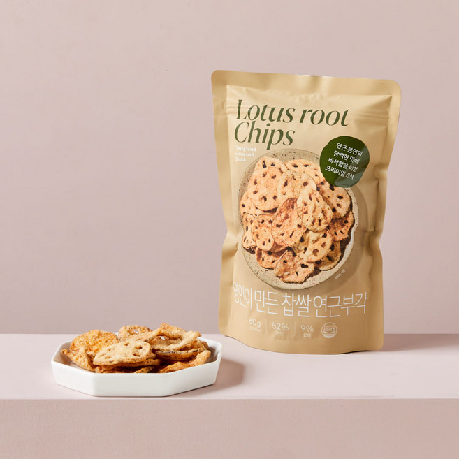 모던하우스 명인이 만든 찹쌀 연근부각, 60g, 1개