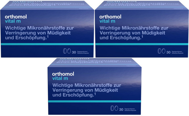 Orthomol 바이탈 m 정제/캡슐 30pcs x 3