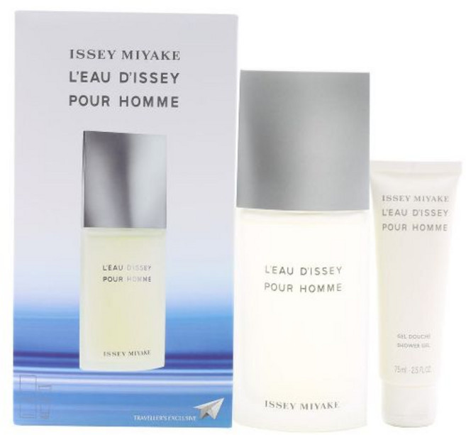 Issey Miyake L'eau d'Issey Pour Homme by 선물 세트 4.2온스 + 샤워 젤 2.5온스, Issey Miyake L'eau d'Issey Pou