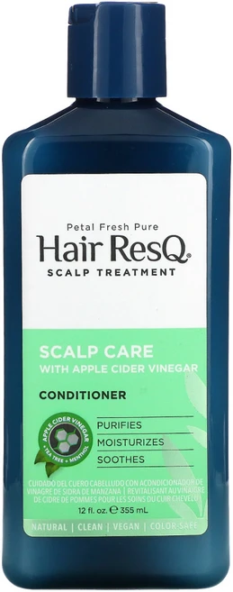 Petal Fresh Hair ResQ 컨디셔너 Scalp Care with Apple Cider Vinegar 12 fl oz (355 ml), 1개 - 쿠팡