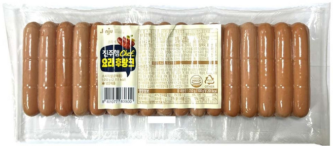 진주햄 쉐프 요리후랑크 1050g /냉장, 1.05kg, 1개