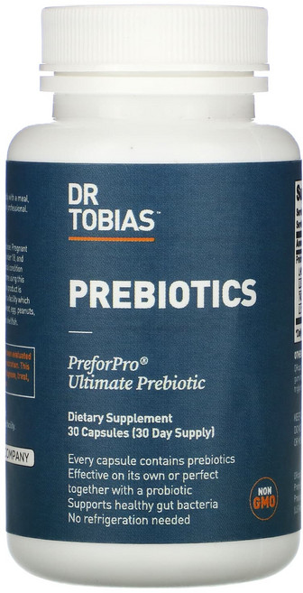 닥터토비아스 프리바이오틱스 유산균 캡슐, 1개, 30정