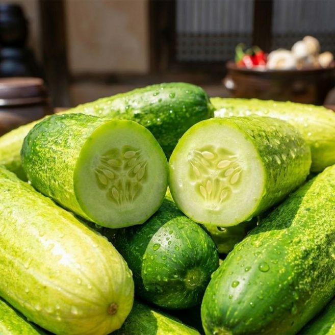 농장직송 국내산 백다다기오이 백오이 특품, 1개, 2KG