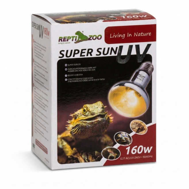 렙티주 슈퍼썬 UVB UVA 파충류램프, 160w, 1개, 혼합