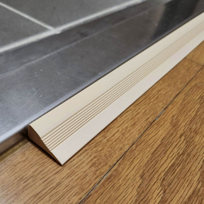 경사고무판 2cm 부착식 현관경사대 휠체어문턱패드 발판, 1개, 브라운