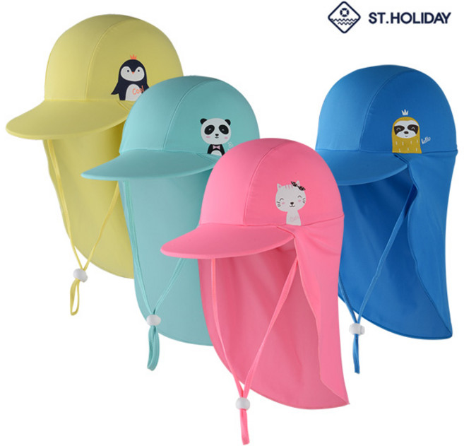 UV 애니멀 항균 플랩캡자외선차단방취속건국내아동유아