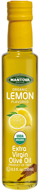 만토바 오가닉 엑스트라 버진 레몬 올리브 오일, 250ml, 1개