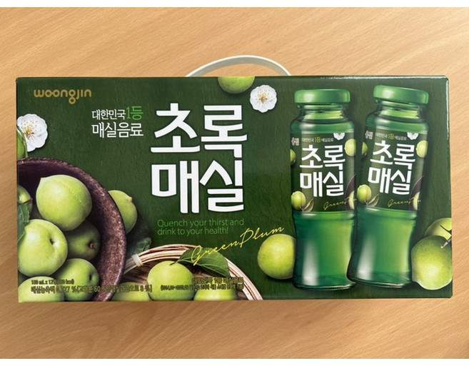 웅진)초록매실(병) 180ml_12개입