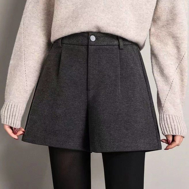 SY.有款 高腰A字西裝短褲 秋冬百搭休閒褲