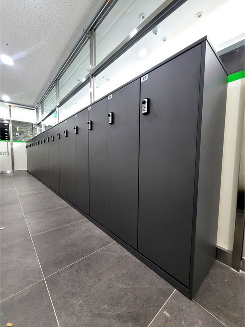 멀티가구 LPM 무광 그레이 1단 골프락카 골프락커 골프백보관함 스크린골프장 캐비닛, 댐퍼경첩, 댐퍼경첩