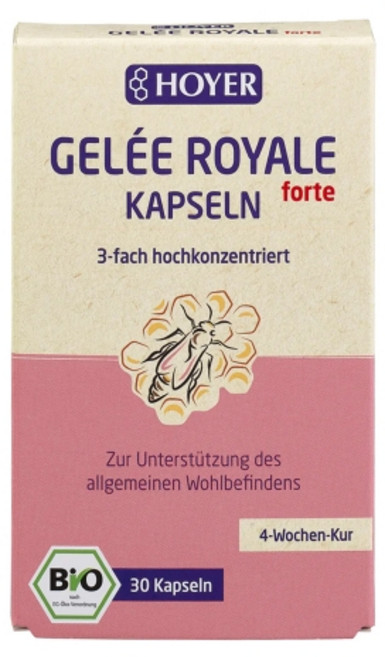 (해외) Hoyer 독일 호야 로얄젤리 4주프로그램 캡슐, 30정, 1개